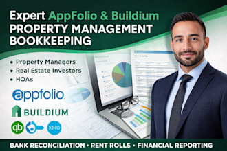 expert appfolio and buildium property management bookkeeping