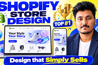 do shopify store design and website redesign for ecommerce website development