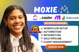 setup moxie automation moxi workflow automate dubsado CRM setup moxie honeybook