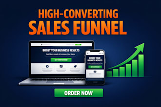 design a high converting landing page or sales funnel