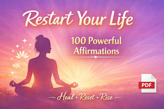 write 100 powerful affirmations to restart your life