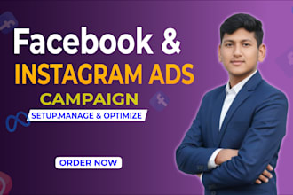 setup facebook ads and instagram ads campaign, meta ads, fb ads