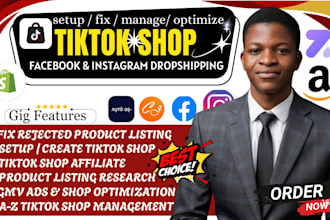 setup tiktok shop fix tik tok dropshipping tiktok shop marketing tiktok shop ads