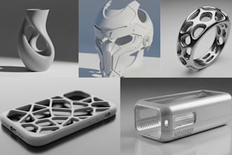 rhino 3d parametric model, organic shapes, architectural 3d model design