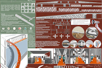 design architectural presentation board or poster