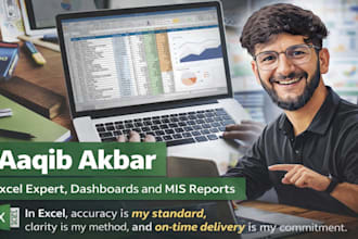 do excel data cleaning, pivot tables and advanced formulas
