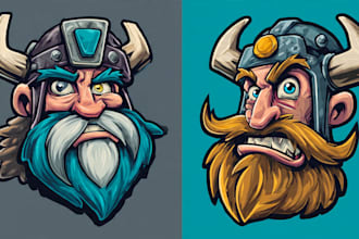 design a cartoon or mascot logo design
