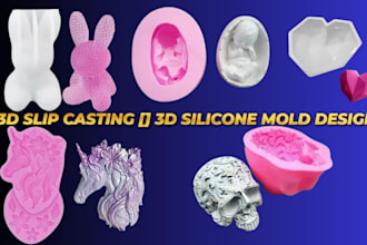 design custom 3d molds for silicone casting and product development