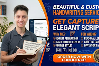 professional manual handwriting and transcription services