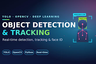 do object detection, tracking and face recognition with yolo and opencv