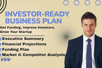 write an investor ready startup business plan for funding