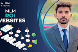 create responsive mlm website with admin panel