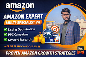 be your amazon expert in listing optimization and PPC