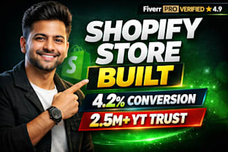 build one product shopify store, print on demand store for ecommerce website