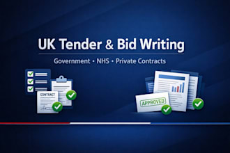 write winning UK tenders, bid proposals, and government contracts