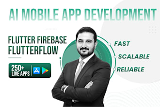 develop mobile app using flutter firebase and flutterflow