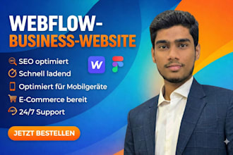 deine webflow website erstellen und redesignen mit modernem webdesign