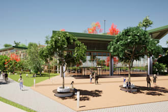 do interior, exterior design revit 3d model, 3d renders