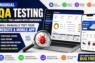 manually test your website and provide bug reports