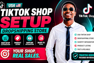 setup USA tiktok shop and tiktok shop dropshipping