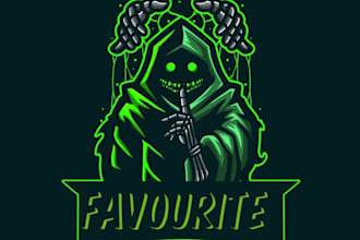 create a professional gaming and esports logo design