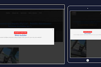 design a web site for your needs