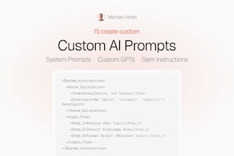 create custom ai and llm prompts for your business