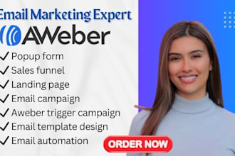landing page aweber email marketing aweber automation campaign