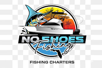 design modern boat, yacht, shipping logo for your business