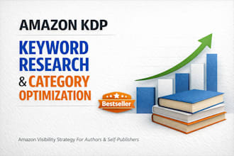 do amazon KDP keyword research and category optimization for bestseller ranking