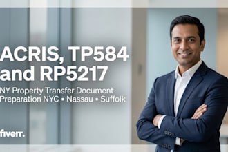 prepare acris tp584 rp5217 transfer documents for NYC nassau and suffolk county