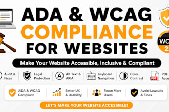 website ada and wcag compliance accessibility audit remediation expert