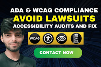 make your website wcag ada aoda compliant, code fix and audit accessible website