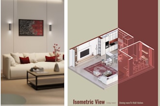 design modern warm minimalist apartment interior