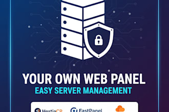 install a free control panel and setup cloudflare for your server
