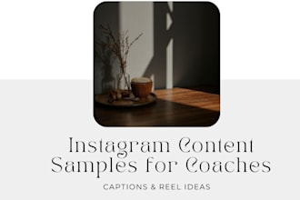 create 30 days instagram content for coaches