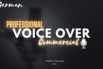 record a real professional ad voice