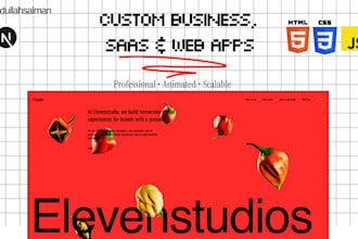 develop a professional business website