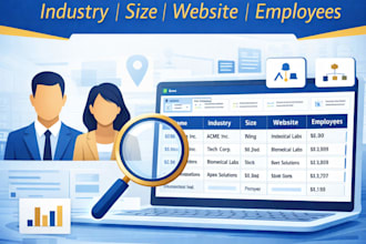 build linkedin company dataset for market research