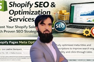 do shopify SEO to boost traffic and sales