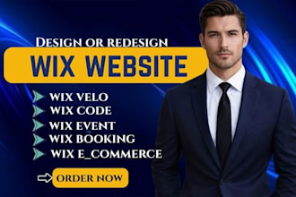 design redesign wix booking website fix wix issues wix velo wix code wix event