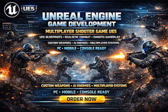 do unreal engine game development develop unreal engine game ue5 blueprints