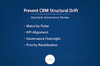provide structural CRM governance and drift prevention strategy