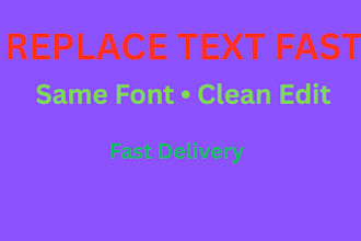 edit text in a screenshot or a picture