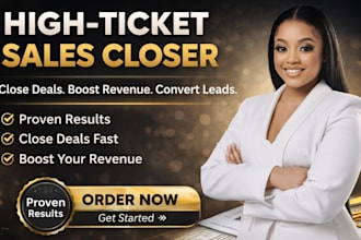 be sales representative high ticket sales closer salesperson sdr sales closer