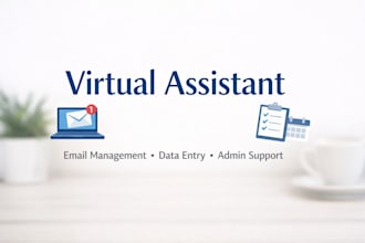 virtual assistant for chat support and administrative tasks