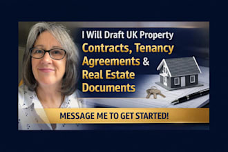 draft UK property contracts, tenancy agreements, and real estate documents