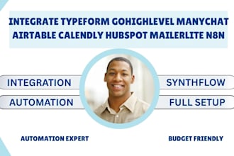 integrate typeform gohighlevel manychat airtable calendly hubspot mailerlite n8n