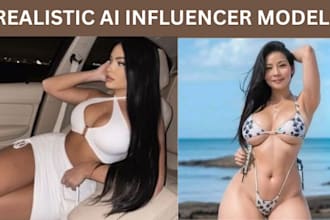 do sfw, nsfw ai influencer model for fanvue, instagram using lora and comfyui