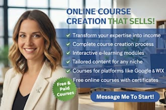 online course creation online course creation course content course curriculum